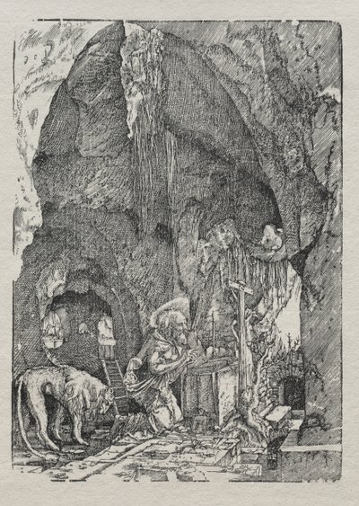 San Jerónimo en la Cueva de Albrecht Altdorfer