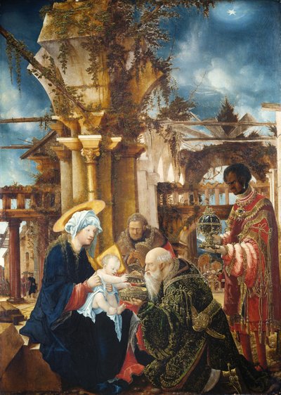 La adoración de los magos de Albrecht Altdorfer