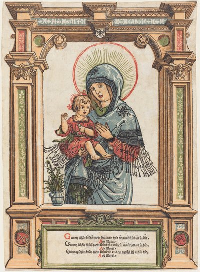 La hermosa virgen de Ratisbona, c. 1519-1520 de Albrecht Altdorfer