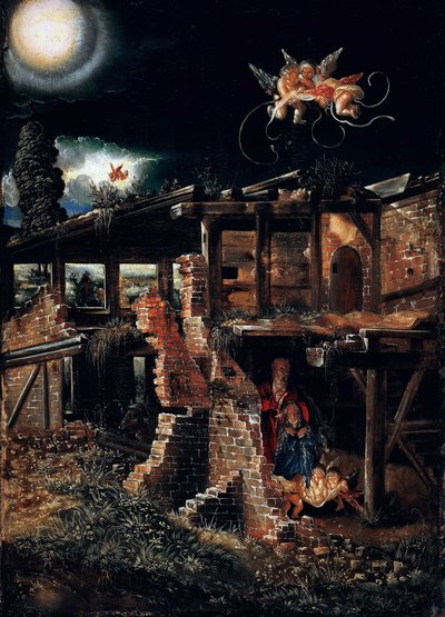 El nacimiento de Cristo de Albrecht Altdorfer