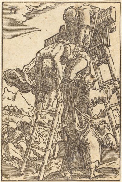 El descendimiento de la cruz de Albrecht Altdorfer