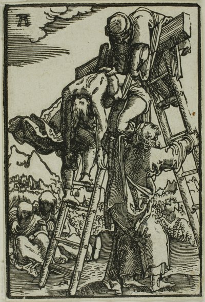 El Descendimiento de la Cruz, de La Caída y Redención del Hombre de Albrecht Altdorfer
