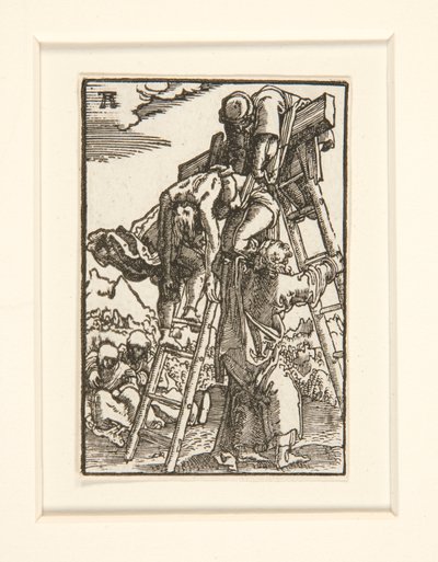 El Descendimiento de la Cruz, de la serie La Caída y Redención del Hombre de Albrecht Altdorfer