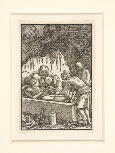 El Entierro de Cristo, de la serie La Caída y Redención del Hombre de Albrecht Altdorfer