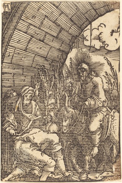 La entrada en Jerusalén de Albrecht Altdorfer