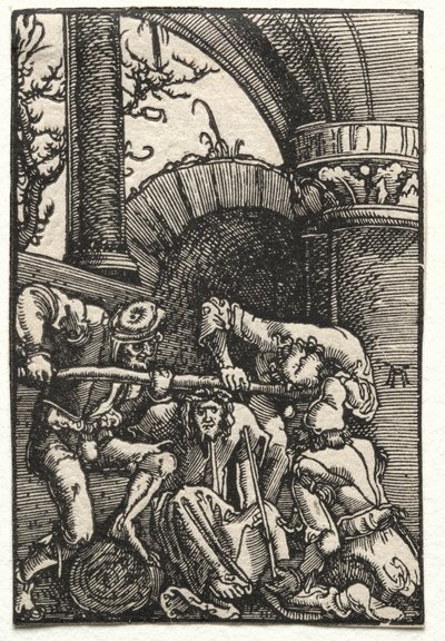 La caída y redención del hombre: Cristo coronado de espinas de Albrecht Altdorfer