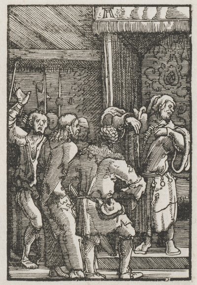 La caída y redención del hombre: Cristo ante Caifás de Albrecht Altdorfer