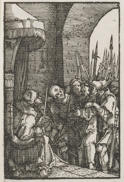 La Caída y Redención del Hombre: Cristo ante Pilato, c. 1515 de Albrecht Altdorfer