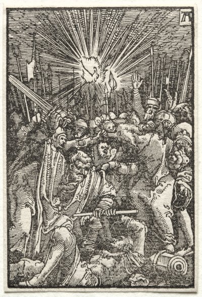 La caída y redención del hombre: Cristo capturado de Albrecht Altdorfer