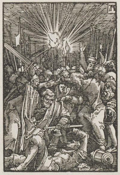 La caída y redención del hombre: Cristo capturado de Albrecht Altdorfer