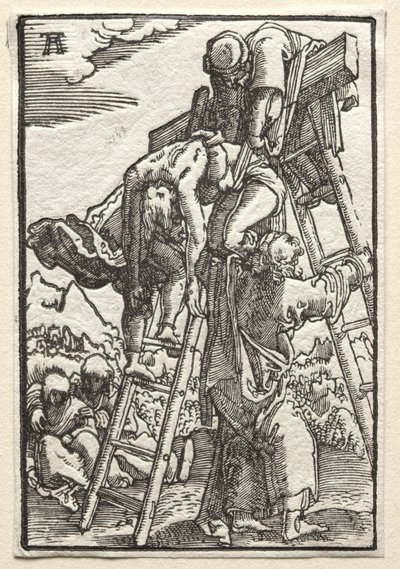 La caída y redención del hombre: Descenso de la cruz, c. 1515 de Albrecht Altdorfer