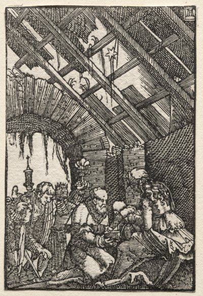 La caída y redención del hombre: La adoración de los magos de Albrecht Altdorfer