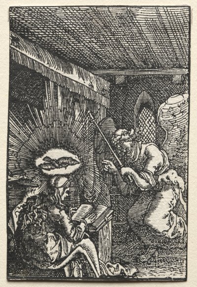 La caída y redención del hombre: La Anunciación de Albrecht Altdorfer