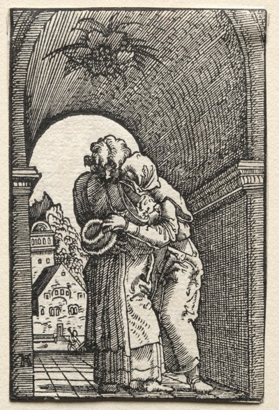 La caída y redención del hombre: El abrazo de Joaquín y Ana en la Puerta Dorada de Albrecht Altdorfer