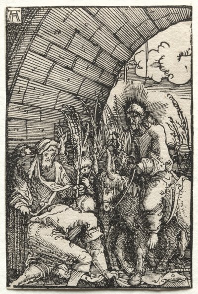 La caída y redención del hombre: La entrada en Jerusalén de Albrecht Altdorfer