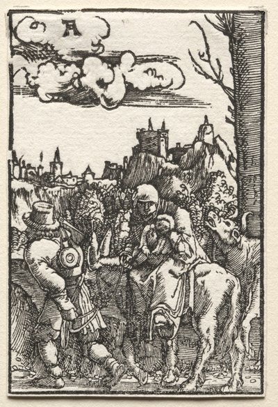 La caída y redención del hombre: La huida a Egipto de Albrecht Altdorfer