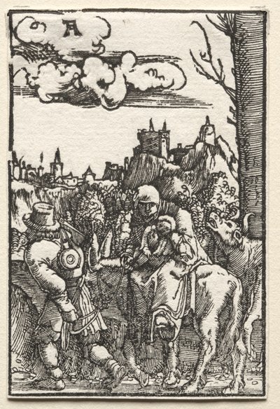 La caída y redención del hombre: La huida a Egipto, c. 1515 de Albrecht Altdorfer