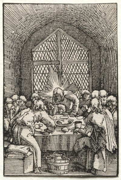 La caída y redención del hombre: La última cena de Albrecht Altdorfer