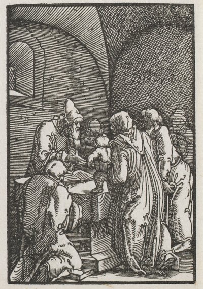 La caída y redención del hombre: La presentación de Cristo en el templo, c. 1515 de Albrecht Altdorfer