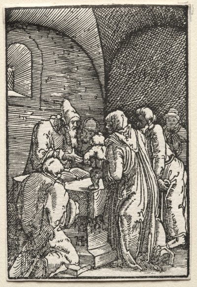 La Caída y Redención del Hombre: La Presentación de Cristo en el Templo, c. 1515 de Albrecht Altdorfer