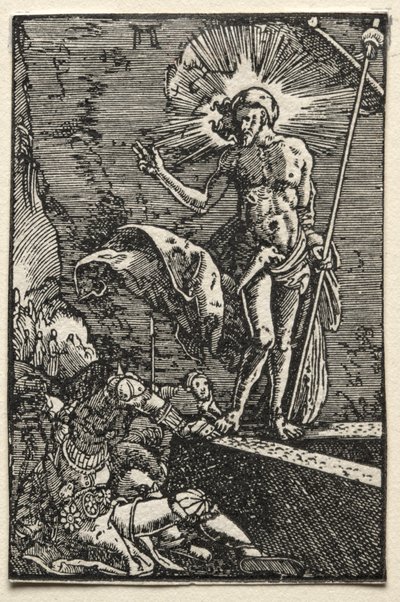 La caída y redención del hombre: La resurrección, c. 1515 de Albrecht Altdorfer