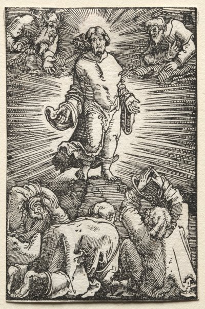 La caída y redención del hombre: La transfiguración, c. 1515 de Albrecht Altdorfer