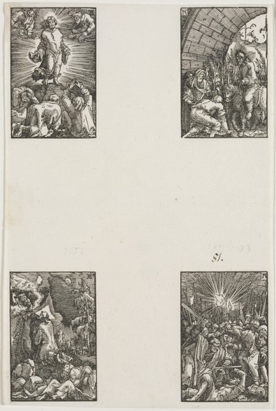 La Caída y Redención del Hombre, c. 1515 de Albrecht Altdorfer