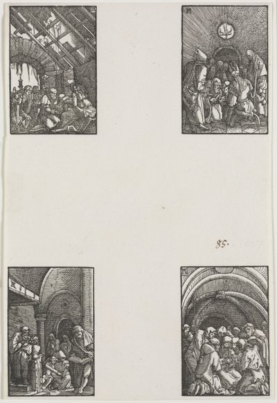 La caída y redención del hombre, c. 1515 de Albrecht Altdorfer