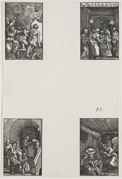 La Caída y Redención del Hombre, c. 1515 de Albrecht Altdorfer
