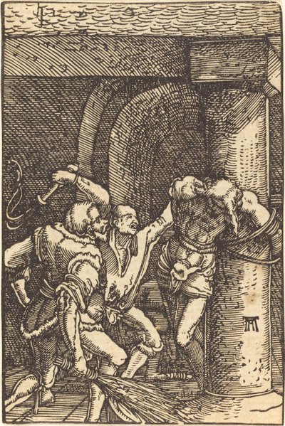 La flagelación de Cristo de Albrecht Altdorfer
