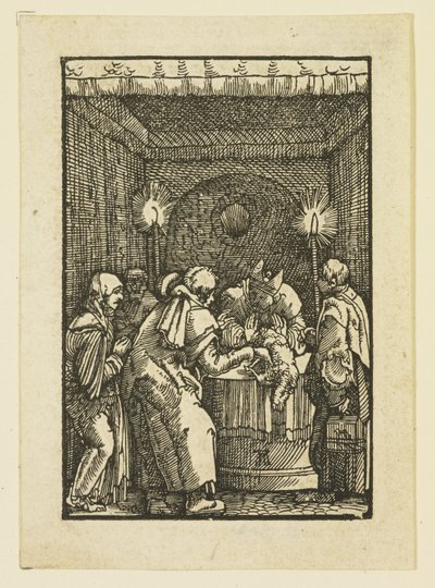 El sumo sacerdote rechazando la ofrenda de Joaquín de Albrecht Altdorfer