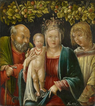 La Sagrada Familia con San Agapito, 1515 de Albrecht Altdorfer
