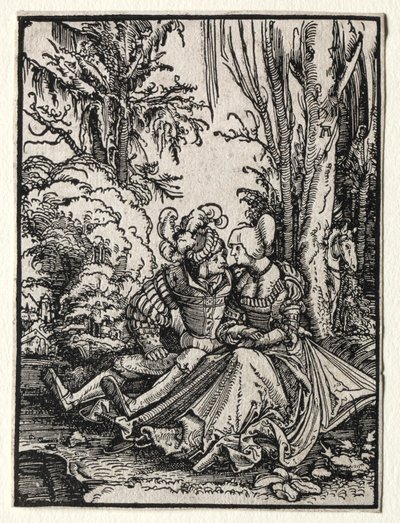 Los amantes, 1511 de Albrecht Altdorfer