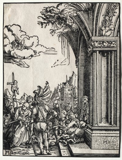 La masacre de los inocentes, 1511 de Albrecht Altdorfer