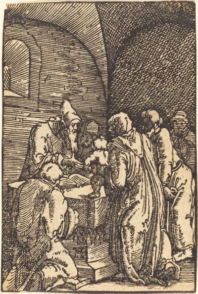 La presentación de Cristo en el templo de Albrecht Altdorfer