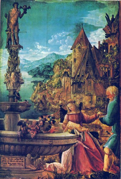El descanso en la huida a Egipto de Albrecht Altdorfer
