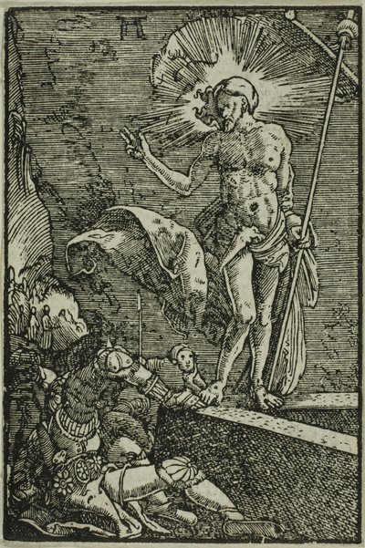 La Resurrección, de La Caída y Redención del Hombre de Albrecht Altdorfer