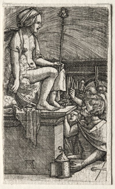 La cortesana romana o La venganza del hechicero Virgilio, 1520-1526 de Albrecht Altdorfer
