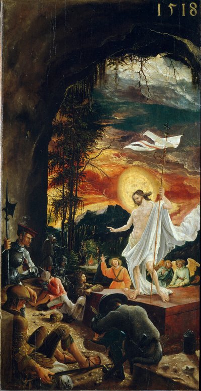 La resurrección de Cristo de Albrecht Altdorfer