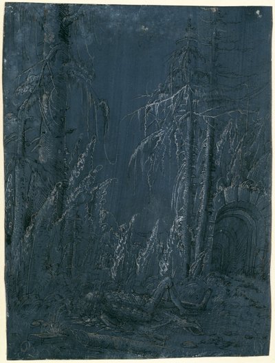 Píramo muerto de Albrecht Altdorfer