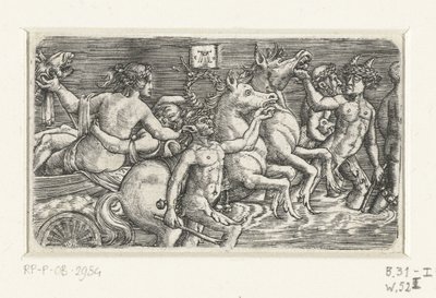 Triunfo de los dioses del mar de Albrecht Altdorfer