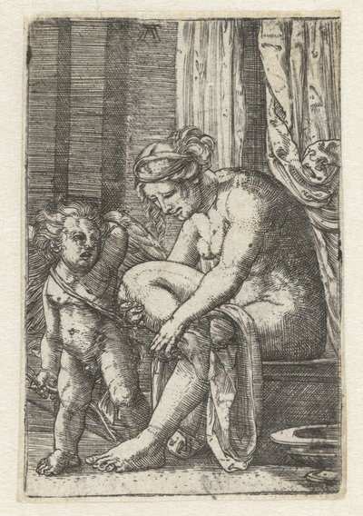 Venus después del baño de Albrecht Altdorfer