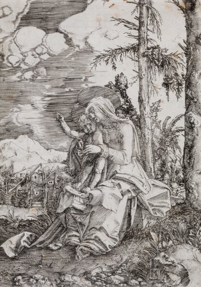 La Virgen y el Niño en un paisaje de Albrecht Altdorfer