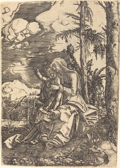 Virgen en un paisaje de Albrecht Altdorfer