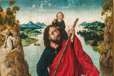 San Cristóbal, detalle de 2384596 de Albrecht Bouts