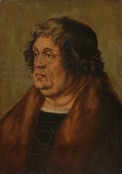 Willibald Pirkheimer (1470-1530) de Albrecht Dürer (copy after)
