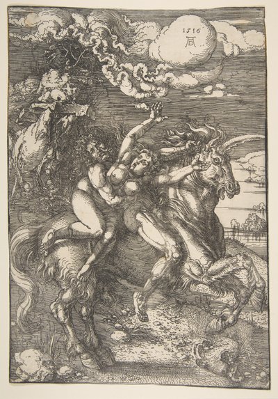 Rapto de Proserpina de Albrecht Dürer