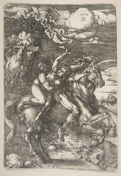 Rapto de Proserpina de Albrecht Dürer