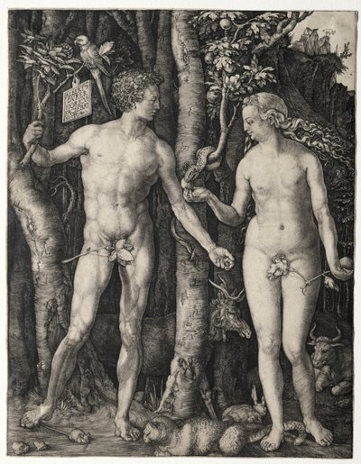 Adán y Eva de Albrecht Dürer