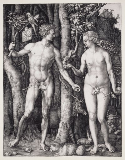 Adán y Eva de Albrecht Dürer